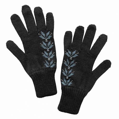 Женские перчатки с ручной вышивкой 
