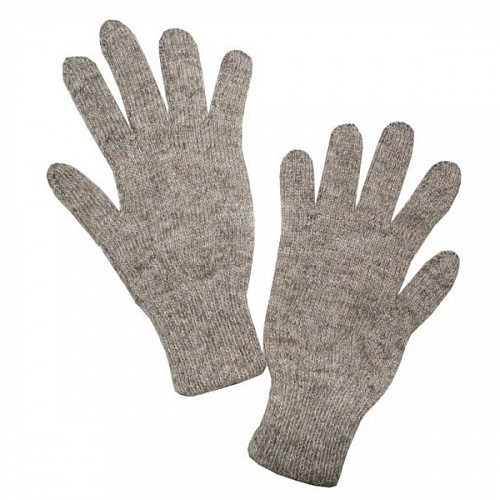 Женские перчатки жаккардовой вязки (шерсть)